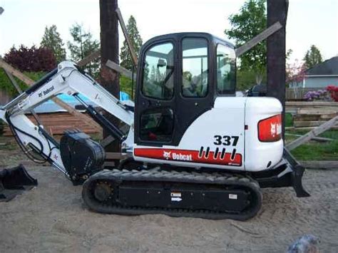 337 bobcat excavator|bobcat 337 mini excavator specs.